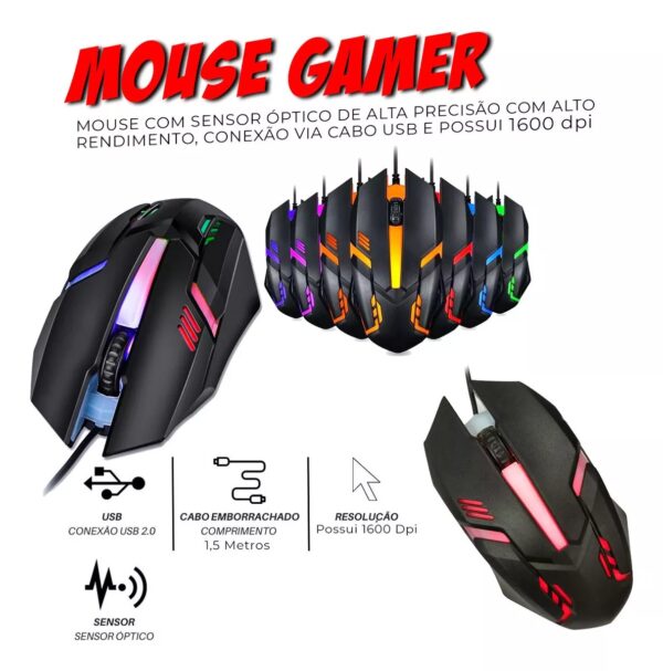 Kit Mobilador Celular Teclado Gamer - Imagem 5