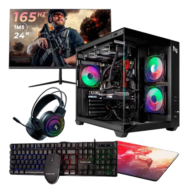 Kit Pc Gamer Amd Ryzen 5 5600g 16gb Ssd 480gb M.2 500w 80 Pl